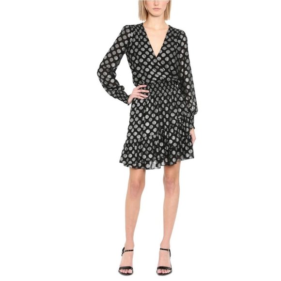 MICHAEL Michael Kors Dresses & Skirts - Michael Michael Kors Ruffle Wrap Mini Dress Plus Size